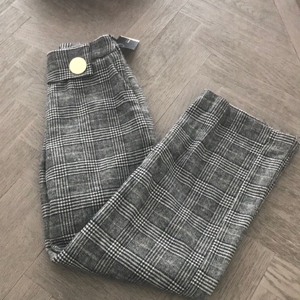Zara Plaid Trousers Size XS